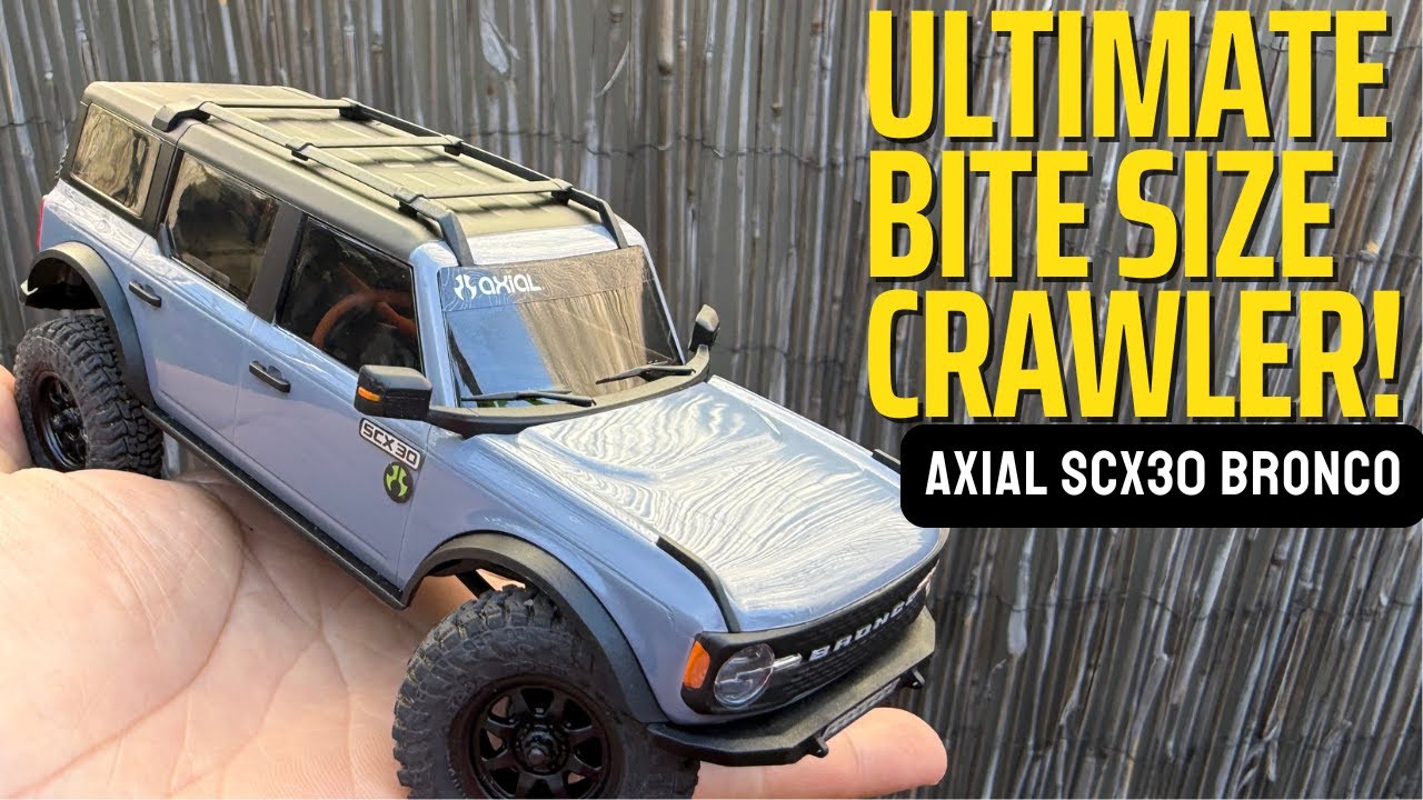 Axial SCX30 Bronco Unboxing & Review — The Ultimate Mini Crawler for Desk, Home & Outdoor Trails!