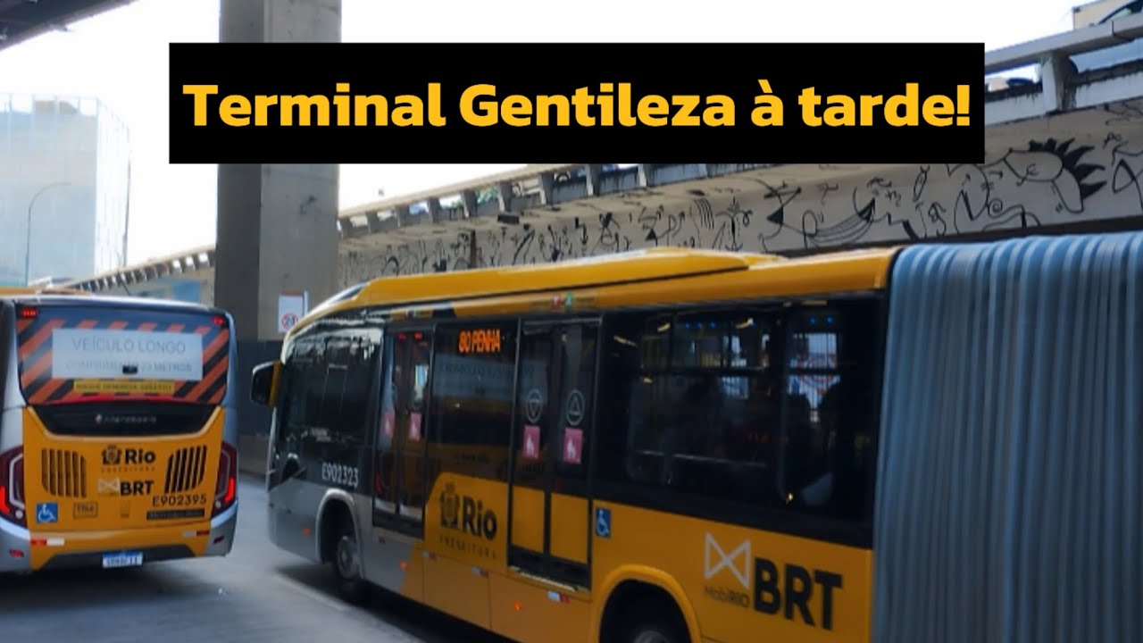 Movimentação no Terminal Gentileza à tarde!