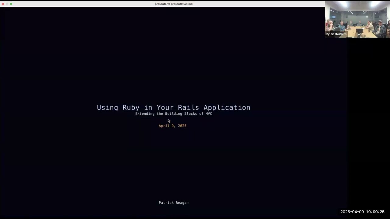 Using Ruby in Your Rails App by Patrick Reagan