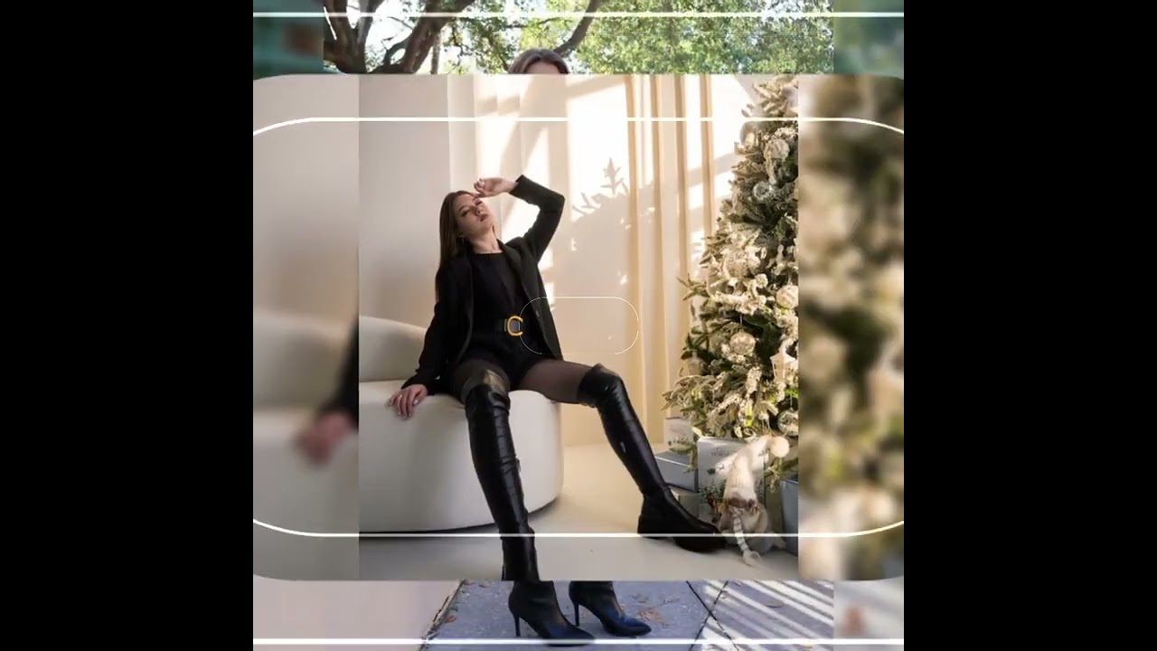 Leather thigh highheel long boots Collection//Faux leather high heels long boots//Long Boots outfits
