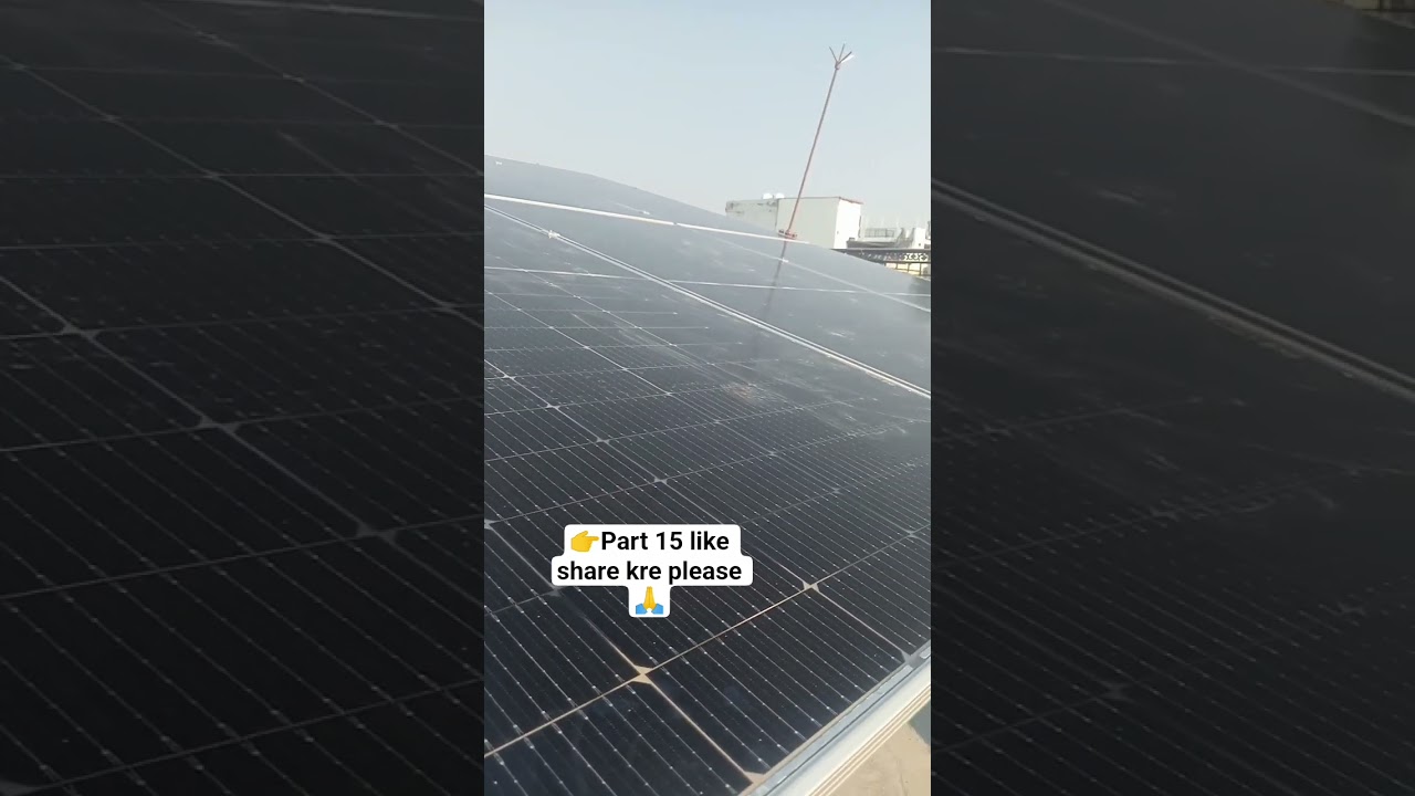 3 kw Solar installation or ✅👉 