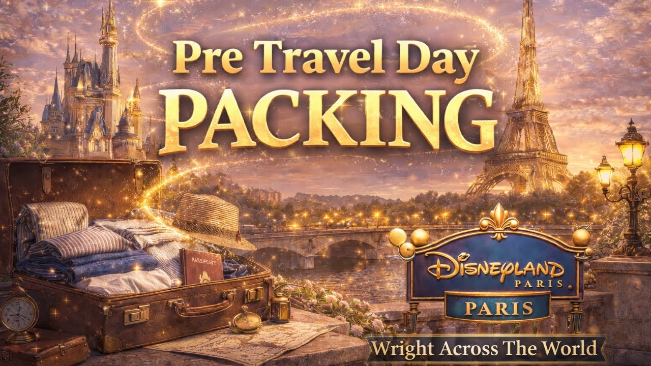 🎥 Wright Across The World | Paris Trip – Pre Travel Packing and Travel Light Tips 🇫🇷🧳