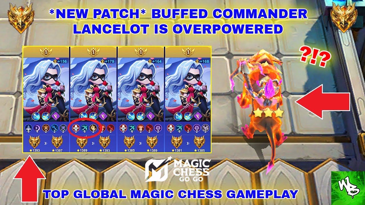OVERPOWERED TOP GLOBAL META LANCELOT COMBO - BEST MAGIC CHESS STRATEGY - MAGIC CHESS GO GO