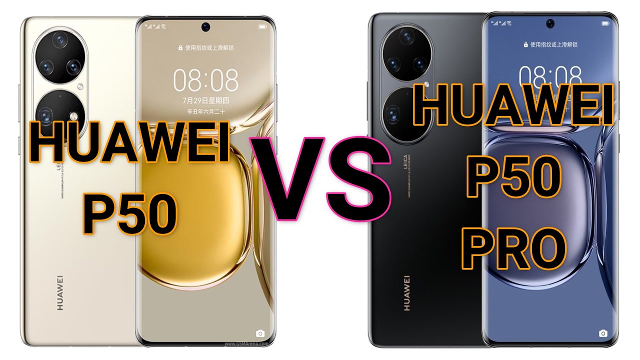 HUAWEI P50  VS  HUAWEI P50 PRO