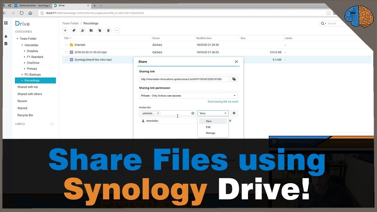 How to Easily Share Files from Synology Drive