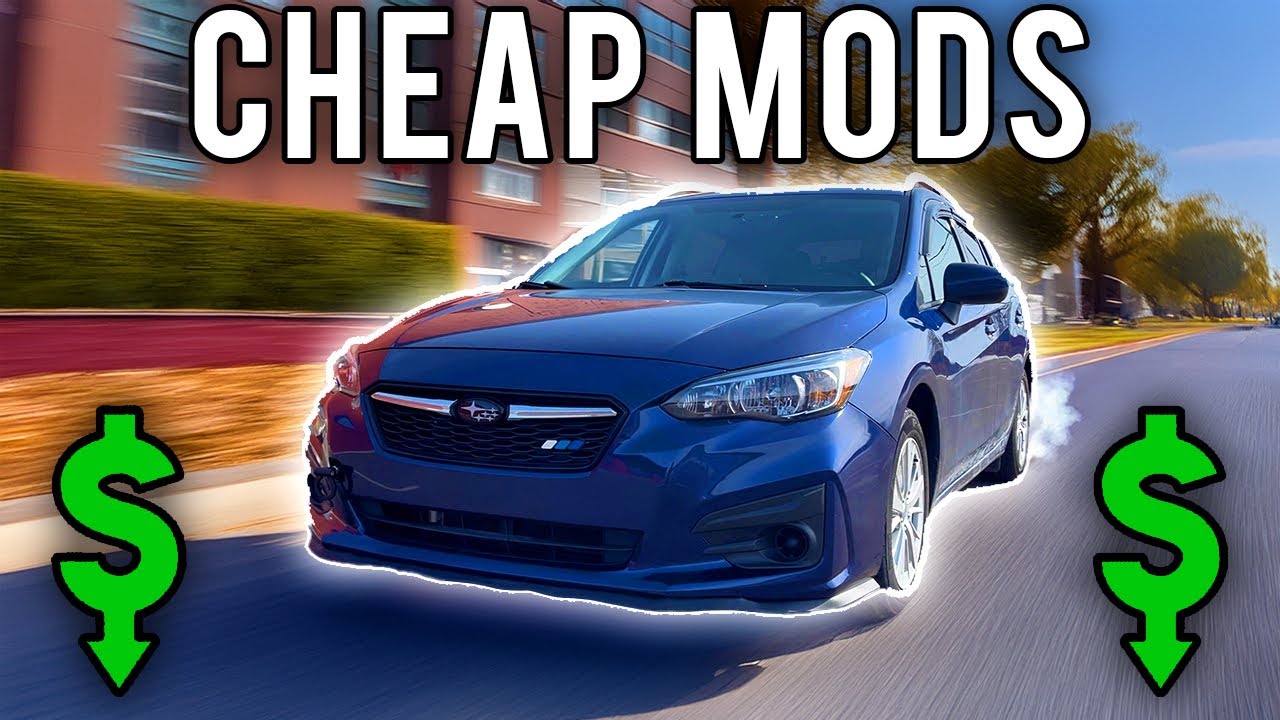 CHEAP Car Mods For ANY Car! (2018 Impreza)