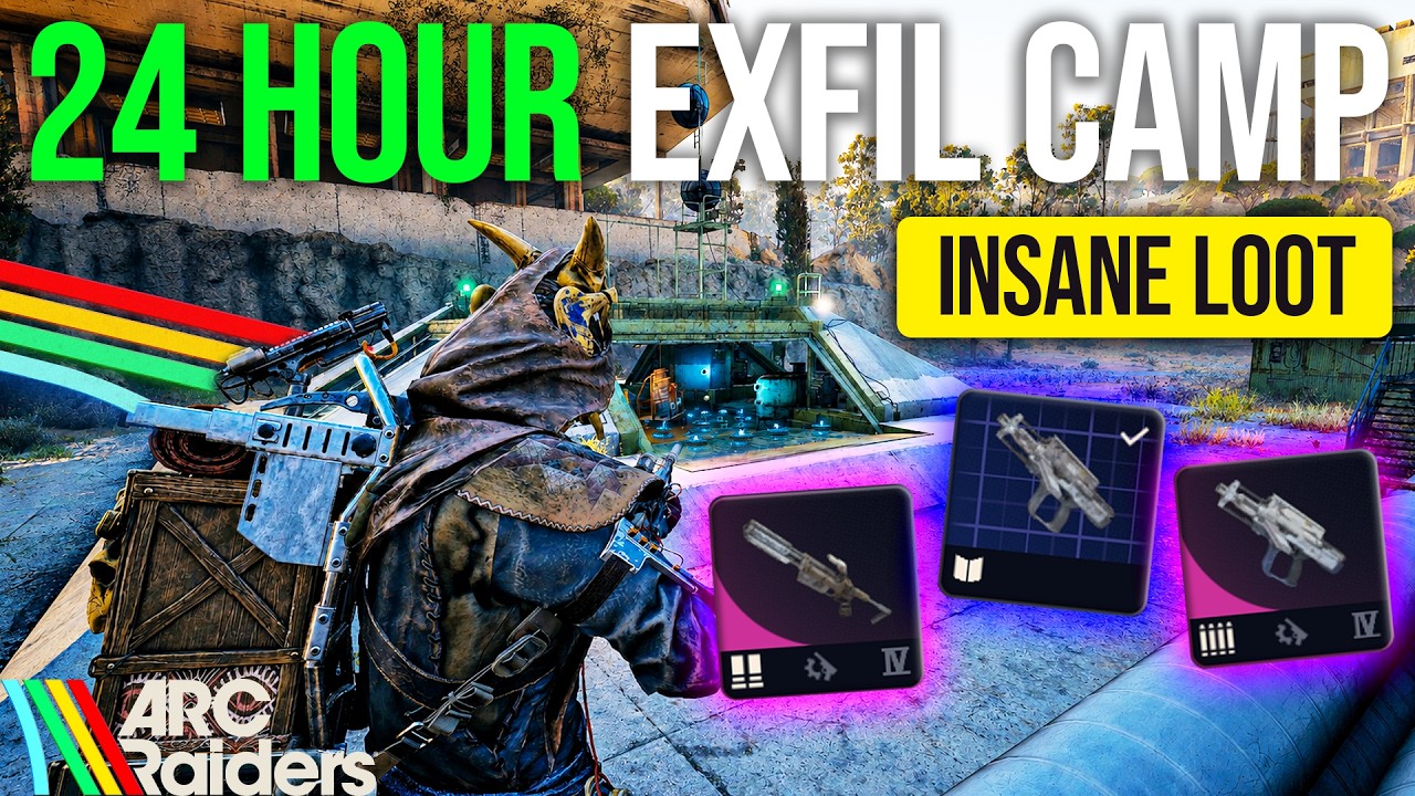 I Camped Exfils for 24 HOURS... The Loot Was INSANE! (ARC Raiders)