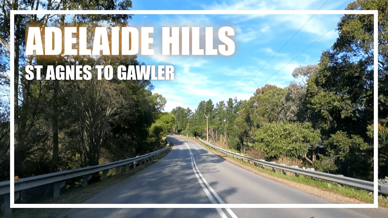 Drive through Adelaide Hills | St Agnes to Gawler | No Music, No Talking