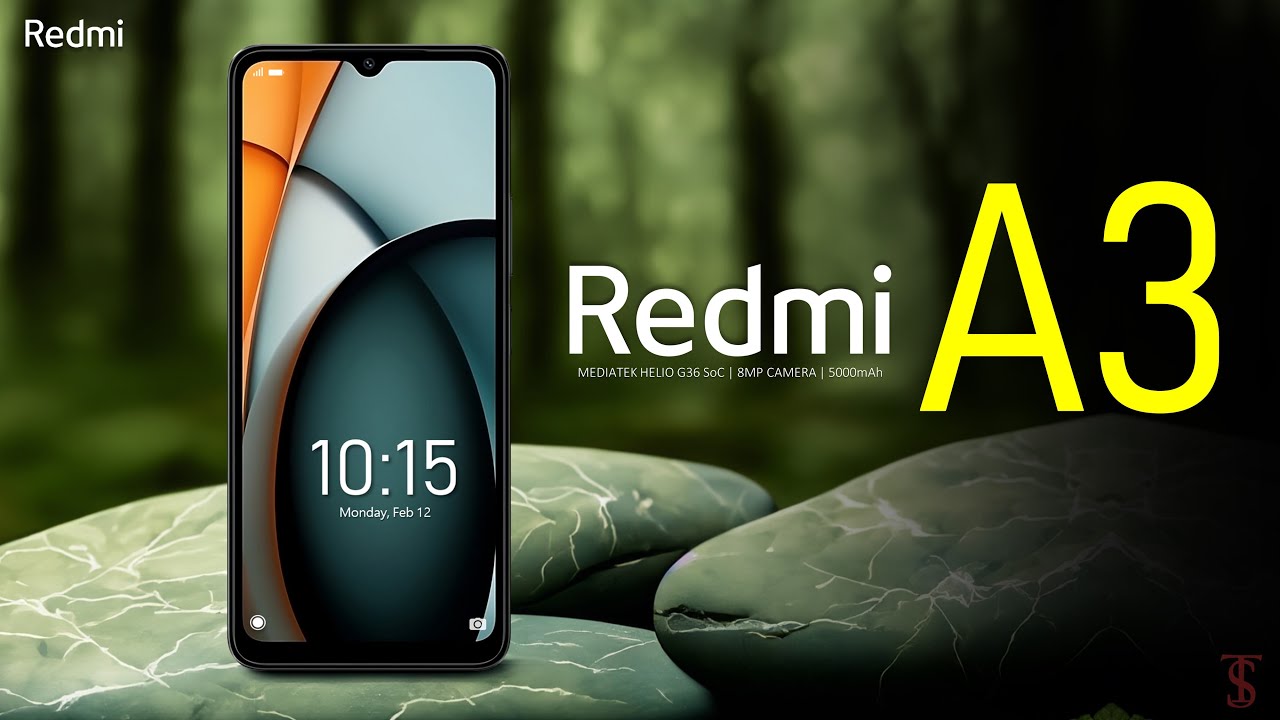 Redmi A3 Price, Official Look, Design, Specifications, 6GB RAM, Camera, Features | #redmia3