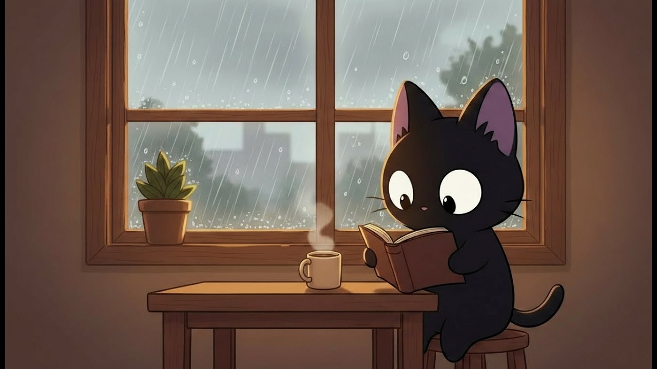 Someday Never Comes... chill chill mix ☂️ Cozy Rain Lo-fi Jazz for Study, Focus ( with Rain sounds)