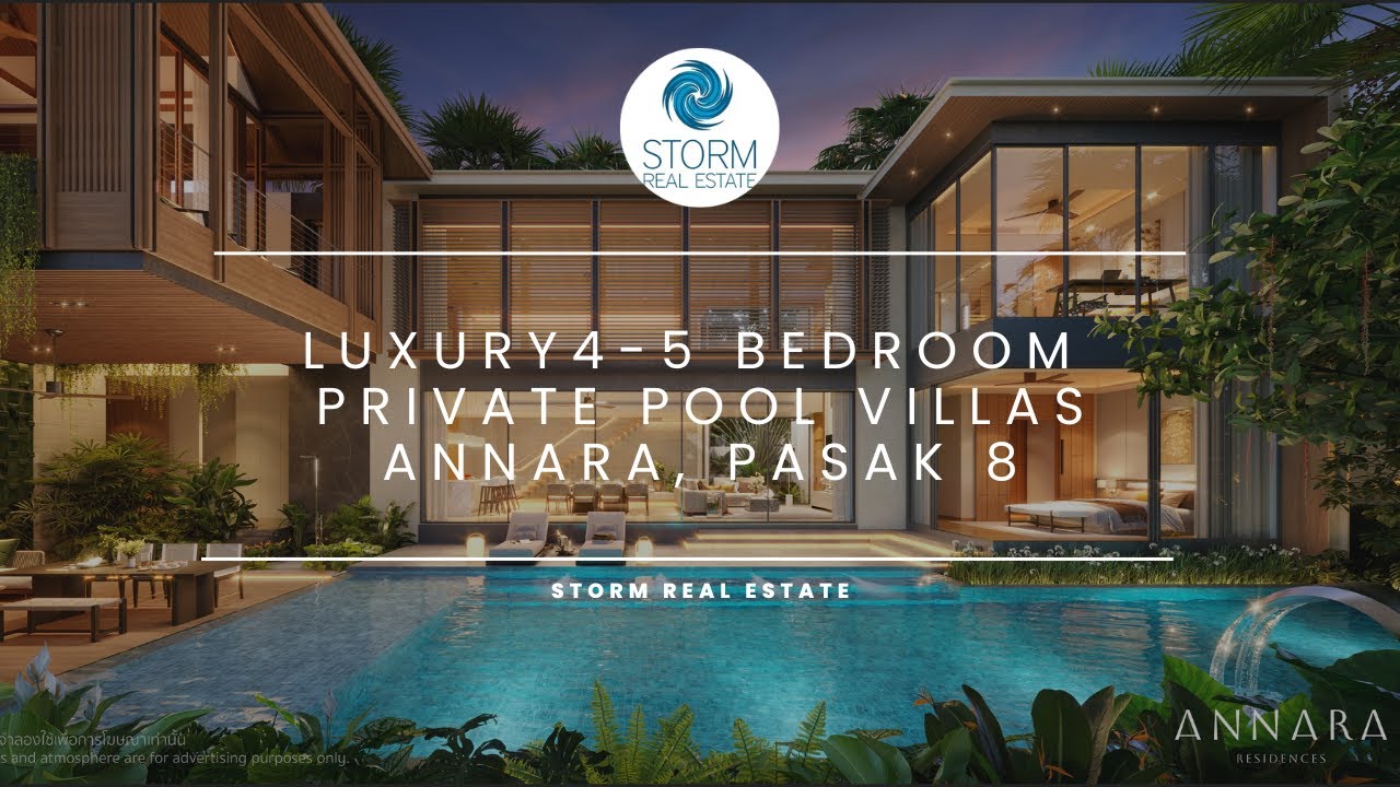 Annara Villas, Pasak 8, Cherngtalay - Luxury 4-5 Bedroom Phuket Private Pool Villas for Sale