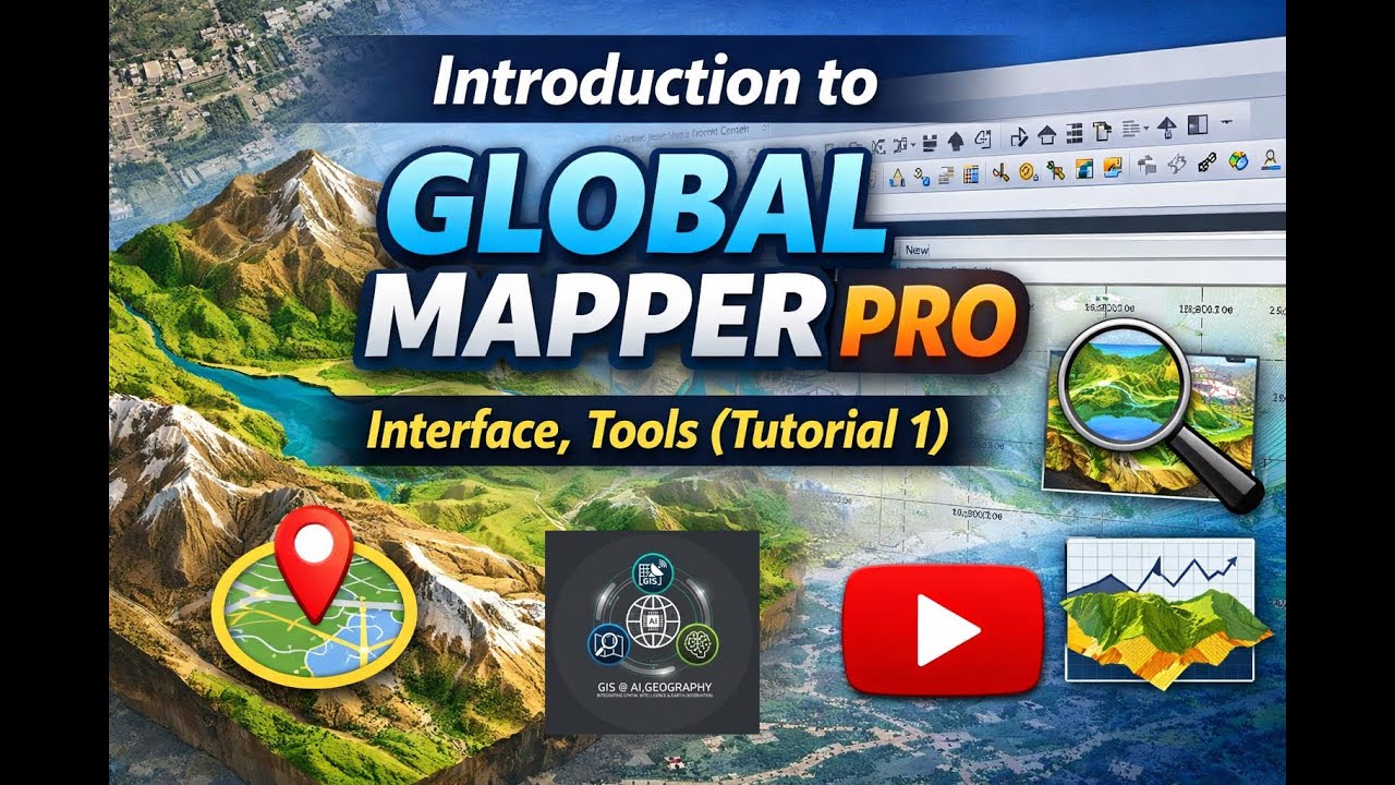 Introduction to Global Mapper Pro: Interface, Tools (Tutorial 1) 