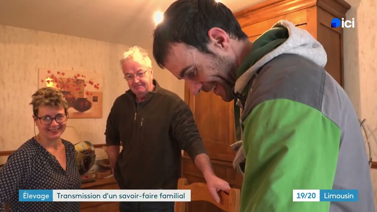 Reportage ICI Limousin 19/20 sur les jeunes et l'installation en agriculture au Lycée des Vaseix