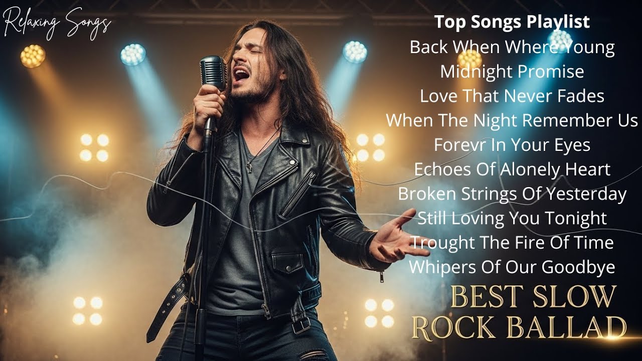 🎸These Are The Best Slow Rock Ballads That Are Most Sought After For Relaxing And Traveling