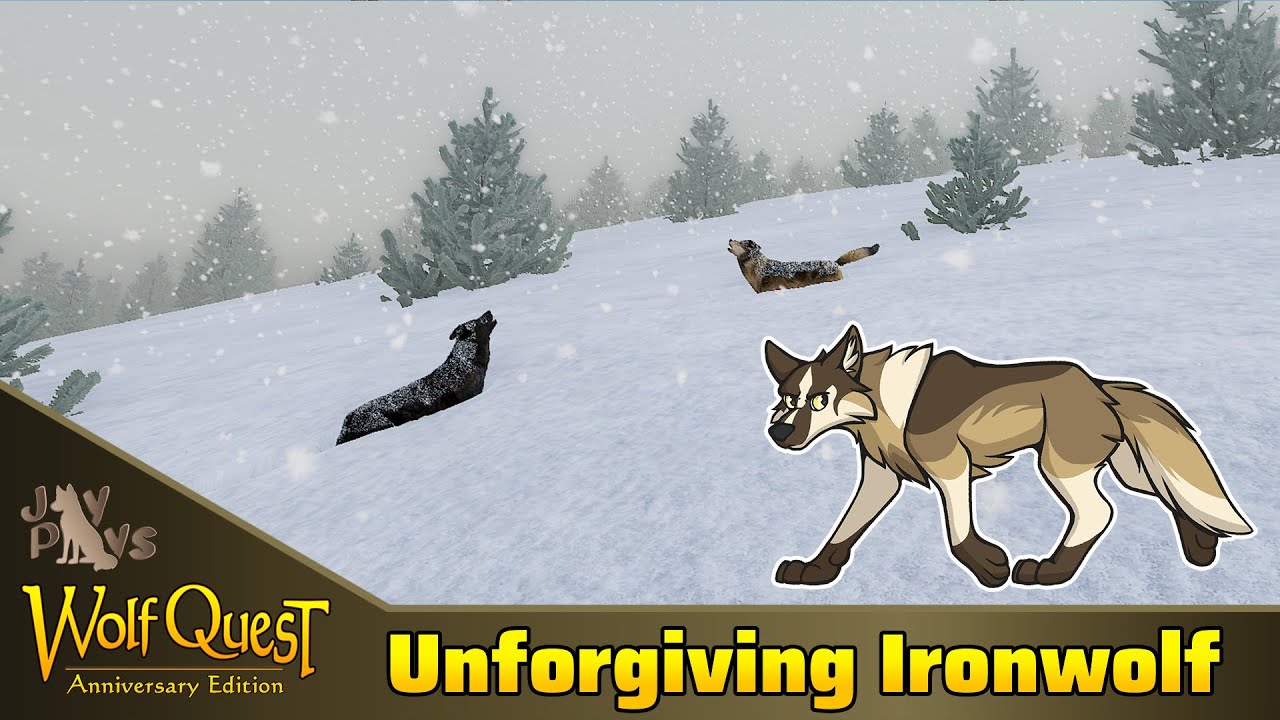 A Terrifying Territory Quest! | WolfQuest: Unforgiving Ironwolf Year 1 #2