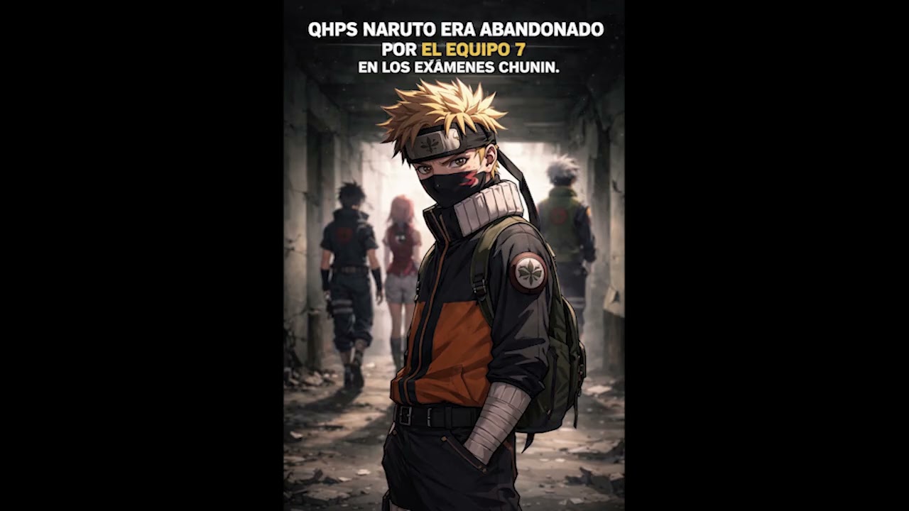 Qhps Naruto era abandonado por el equipo 7 en los examenes chunin capitulo 1 (Resubido) #qhps