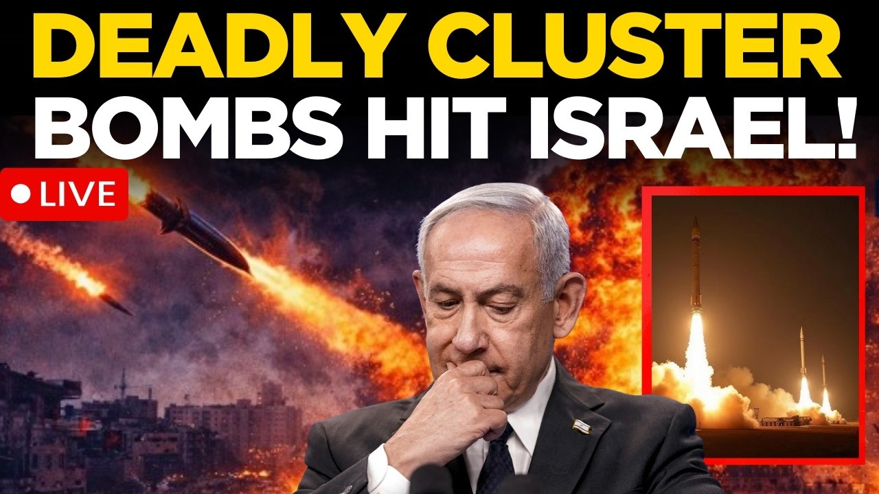 IRAN-ISRAEL LIVE: Iran Launches Unprecedented Attack on Israel with Cluster Bombs,TEL AVIV In Flames