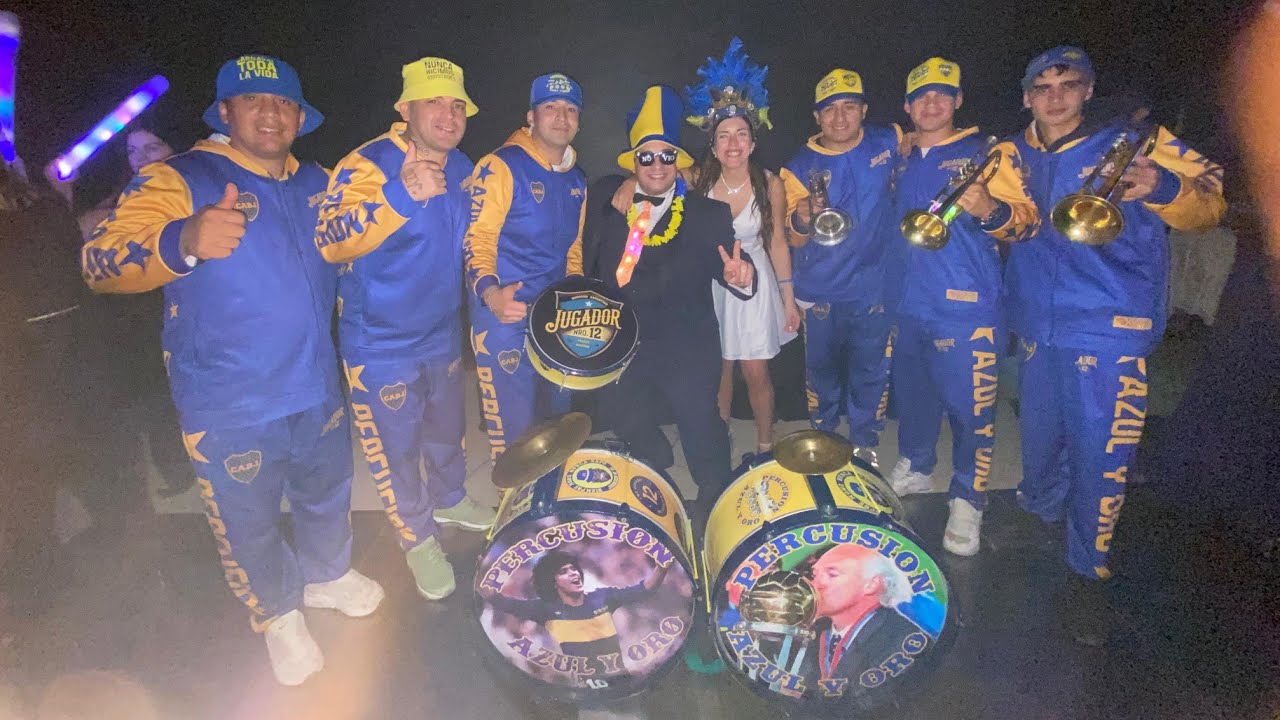Casamiento Bostero - Percusion ⭐️Azul y Oro⭐️