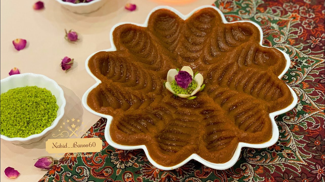 Persian Halwa |   آموزش حلوا سه آرد مجلسی با تمام نکات