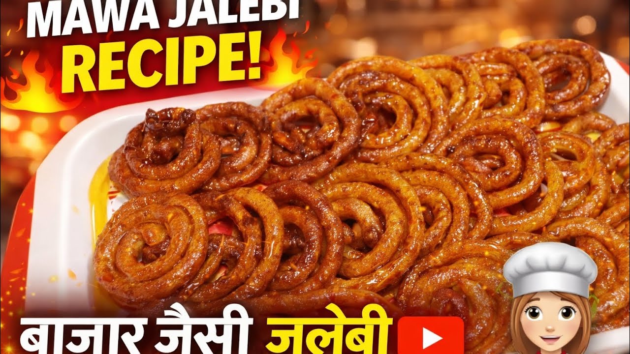 Instant Mawa Jalebi Recipe | बिना झंझट बाजार जैसी जलेबी |Easy Mawa Jalebi Recipekitchen with babita