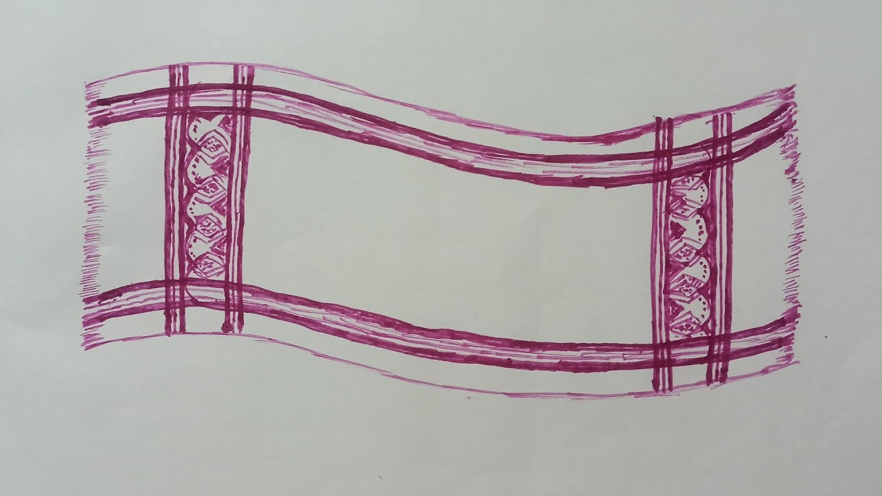 GAMOCHA DRAWING. অসমীয়া গামোচাৰ ছবি।