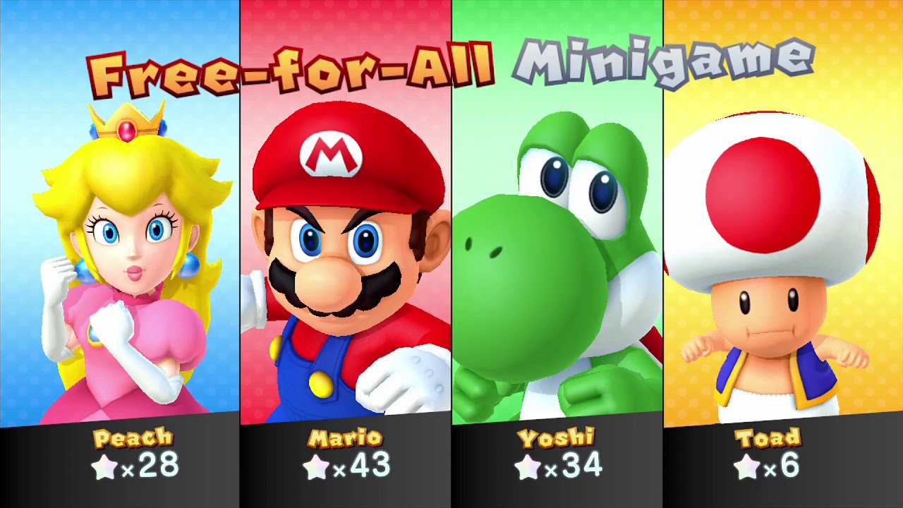 Mario Party 10 - Chaos Castle (2 Player - Master CPU) Peach, Mario, Yoshi, Toad # 227