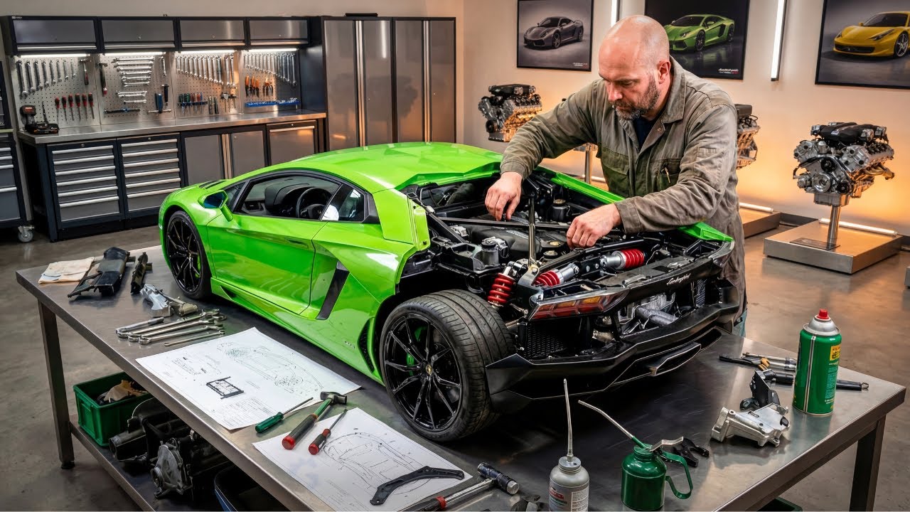 Inside the Mini Supercar Workshop: From Raw Metal to a $12,000 Lamborghini V12 Built Over 2 Years