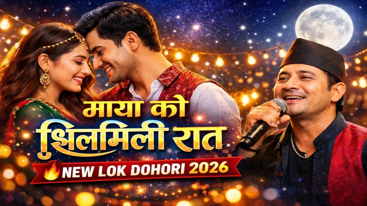 झिलिमिली रातमा नाचौँ | Jhilmili Raatma nachau 💃🕺Latest New Nepali Folk Song 2026