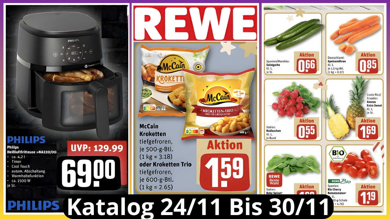 REWE Deutschland | Neuer Prospekt vom 24/11/25 bis 30/11/2025 | Angebote & Aktionen #rewe #prospekt