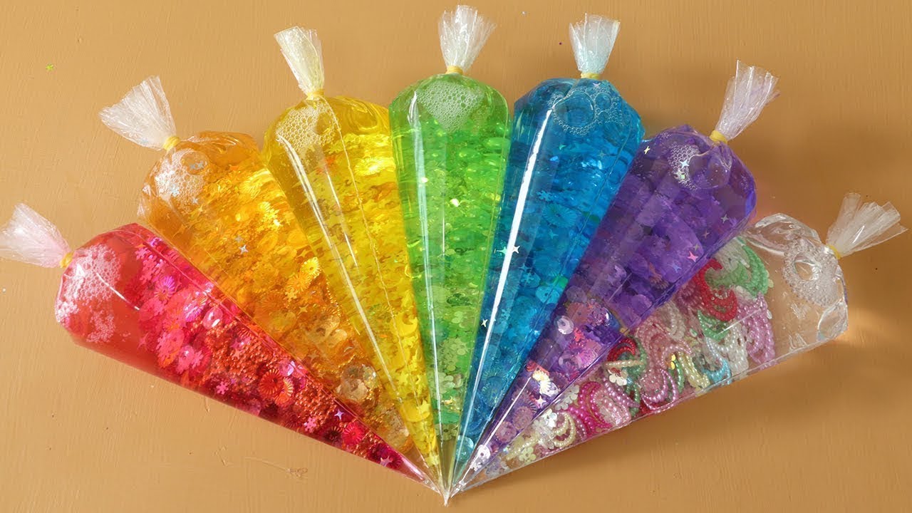 Making Slime with Piping Bags! Most Satisfying Slime Video★ASMR★#ASMR #PipingBags