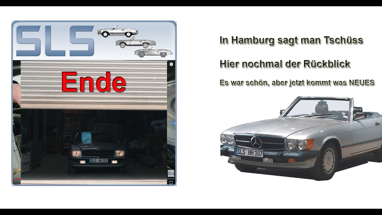 Mercedes R107 USA 560SL Abschied, Rückblicke, Überraschung Vorschau auf den 9000€ MB 380SL