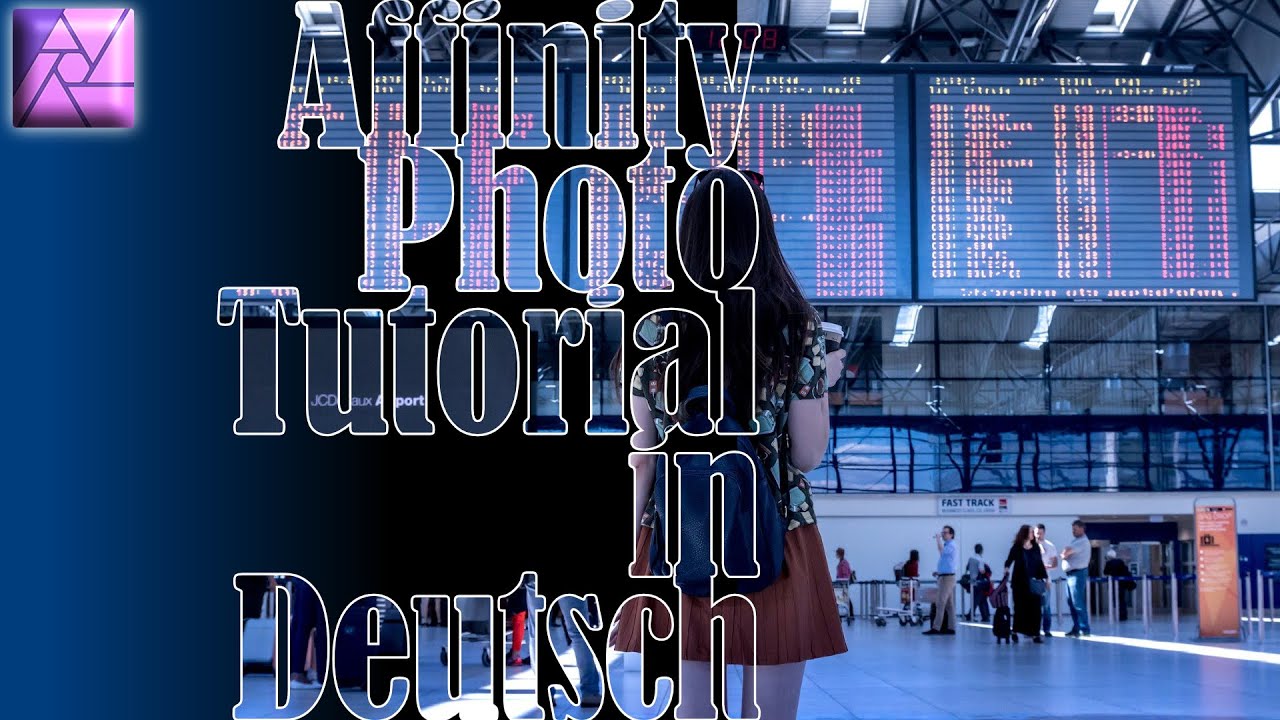 Text und Bild Effekt | Affinity Photo Tutorial Deutsch