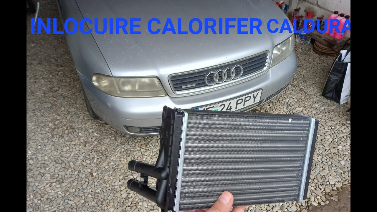 Cum se schimba caloriferul de caldura Audi A4-B5