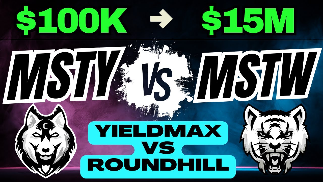 $100 тыс. в MSTY против MSTW (лучшие ежемесячные и еженедельные дивидендные ETF по версии YieldMa...