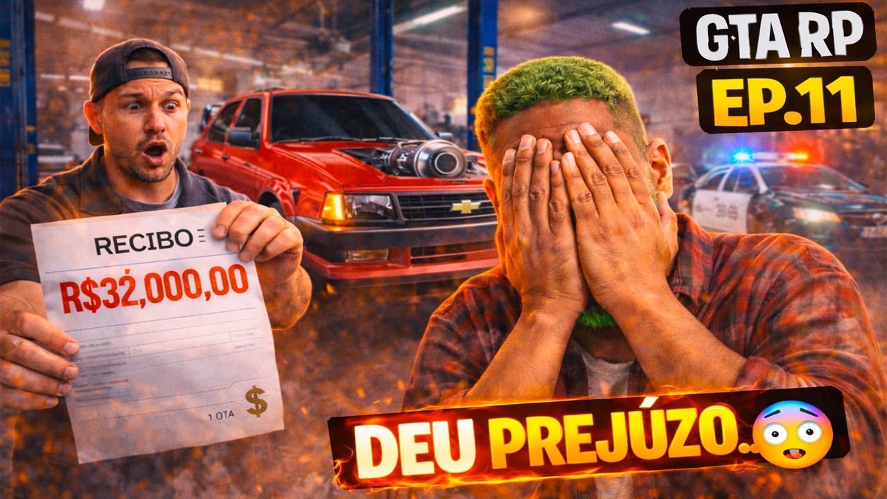 GTA RP BRASIL | EP.11 – O CONSERTO FICOU MAIS CARO QUE O CARRO 😭