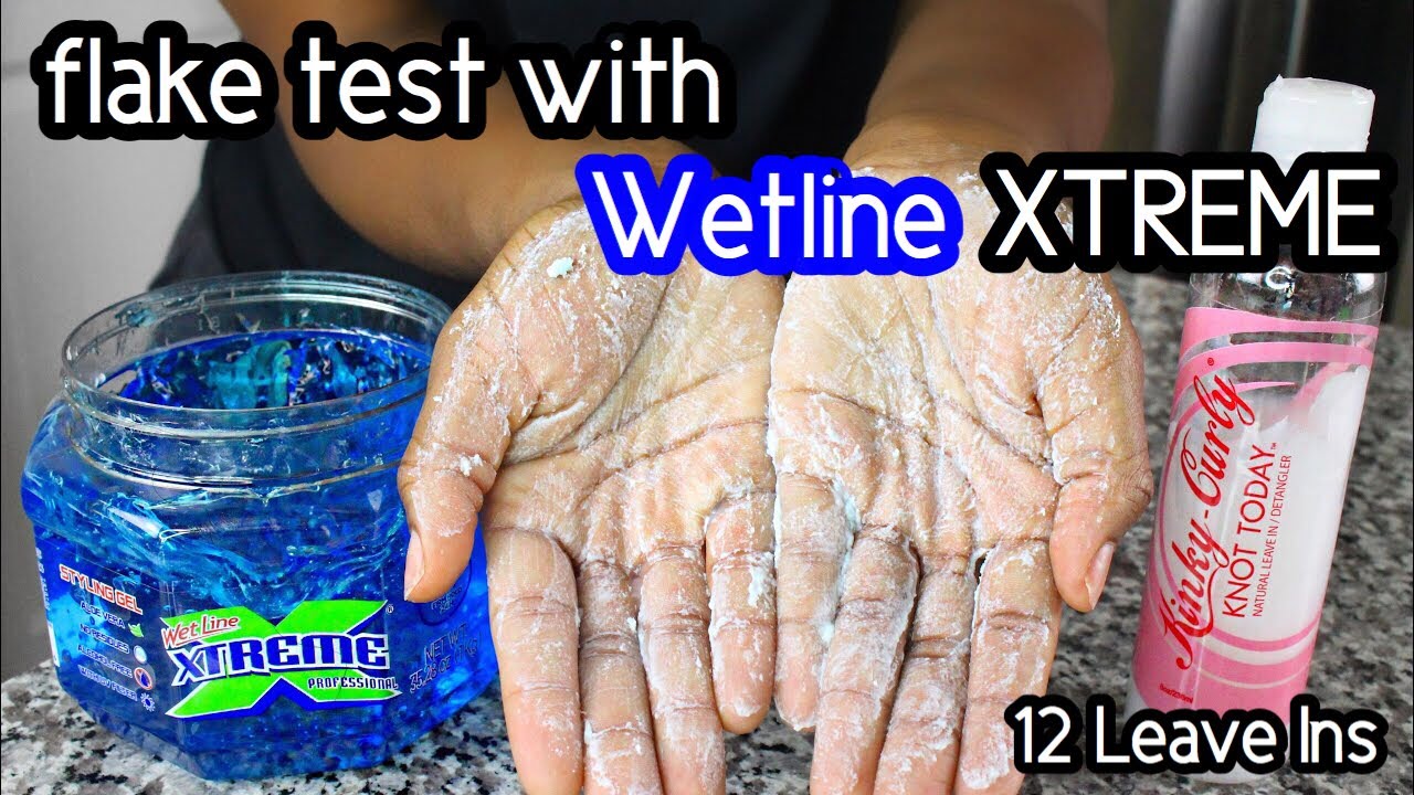 What Leave ins Blend With WETLINE XTREME? | Flake Test with 12 Popular Leave ins