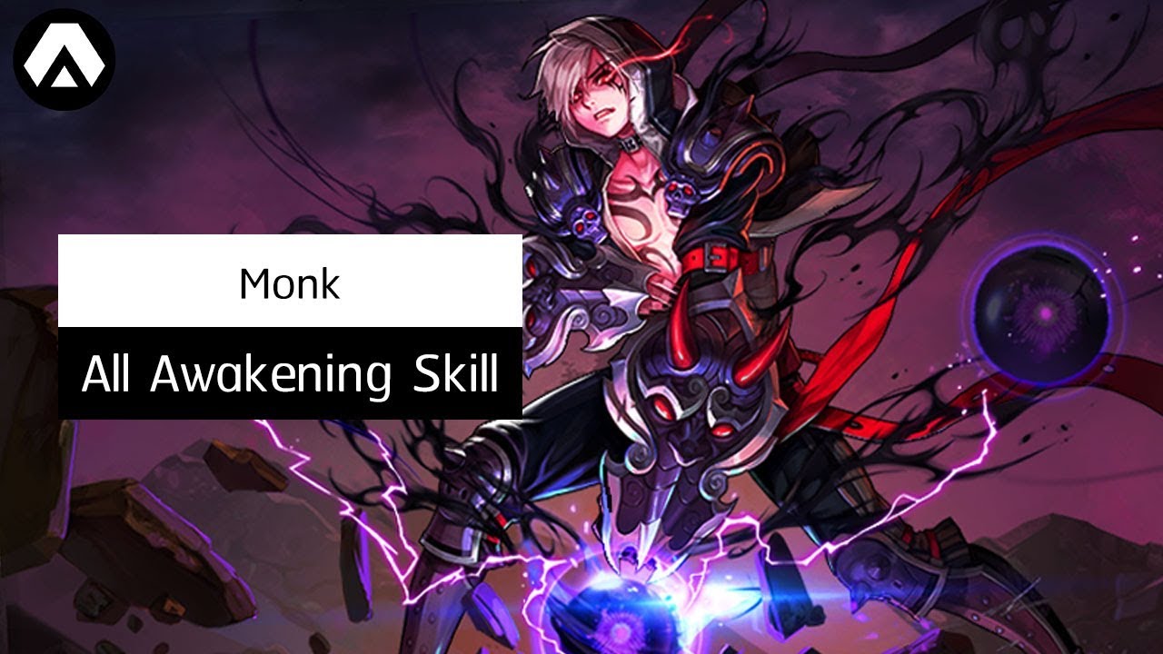 [Kritika] Monk : All Awakening Skill (LV.10) Red & Blue