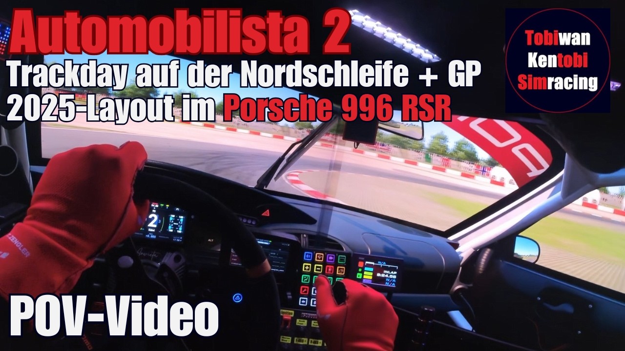 POV Automobilista 2 Porsche 996 RSR Nordschleife + GP 2025