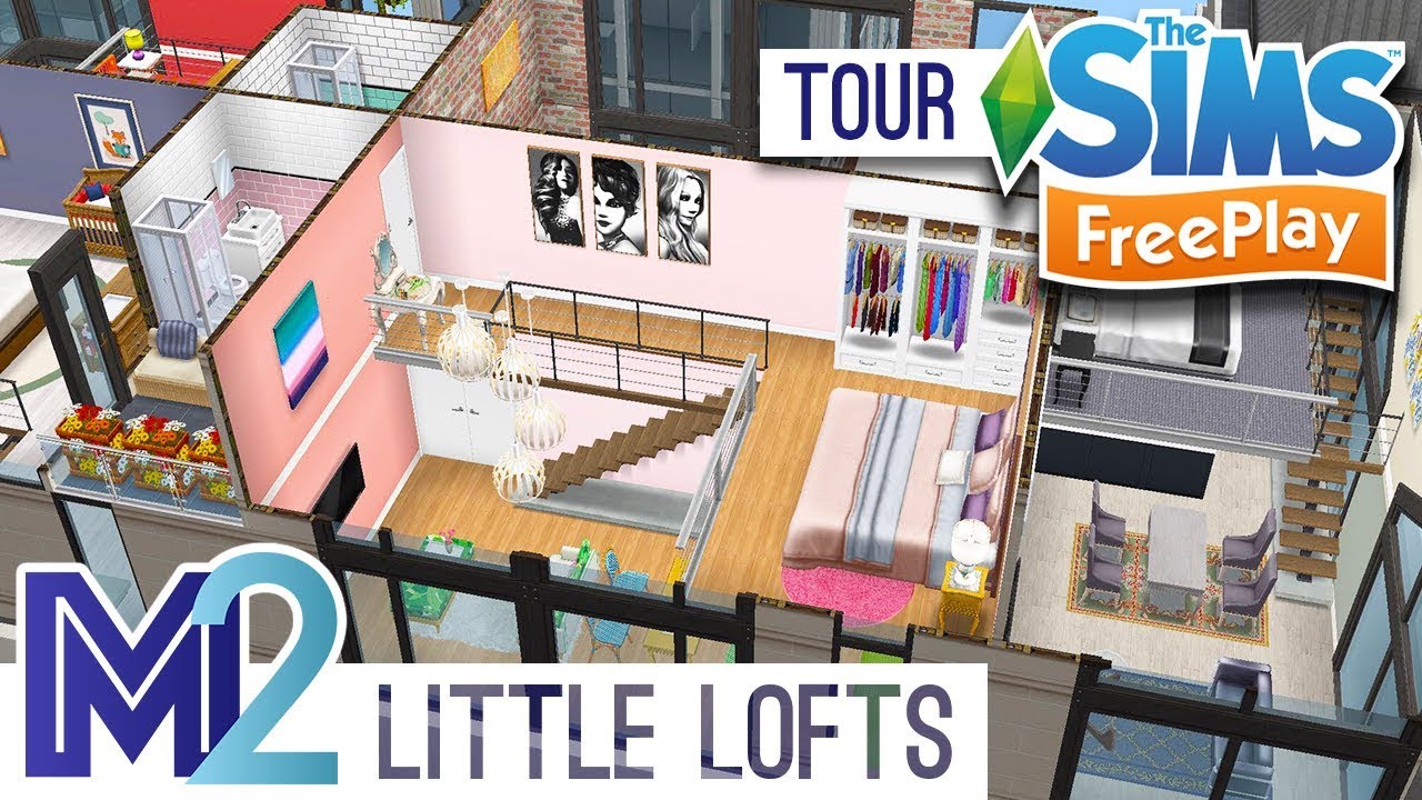 Sims FreePlay - Little Loft Apartments (Original Design)