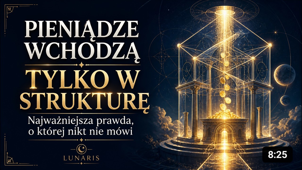 Pieniądze wchodzą TYLKO w strukturę. Najważniejsza prawda, o kt&oacute;rej nikt nie m&oacute;wi.