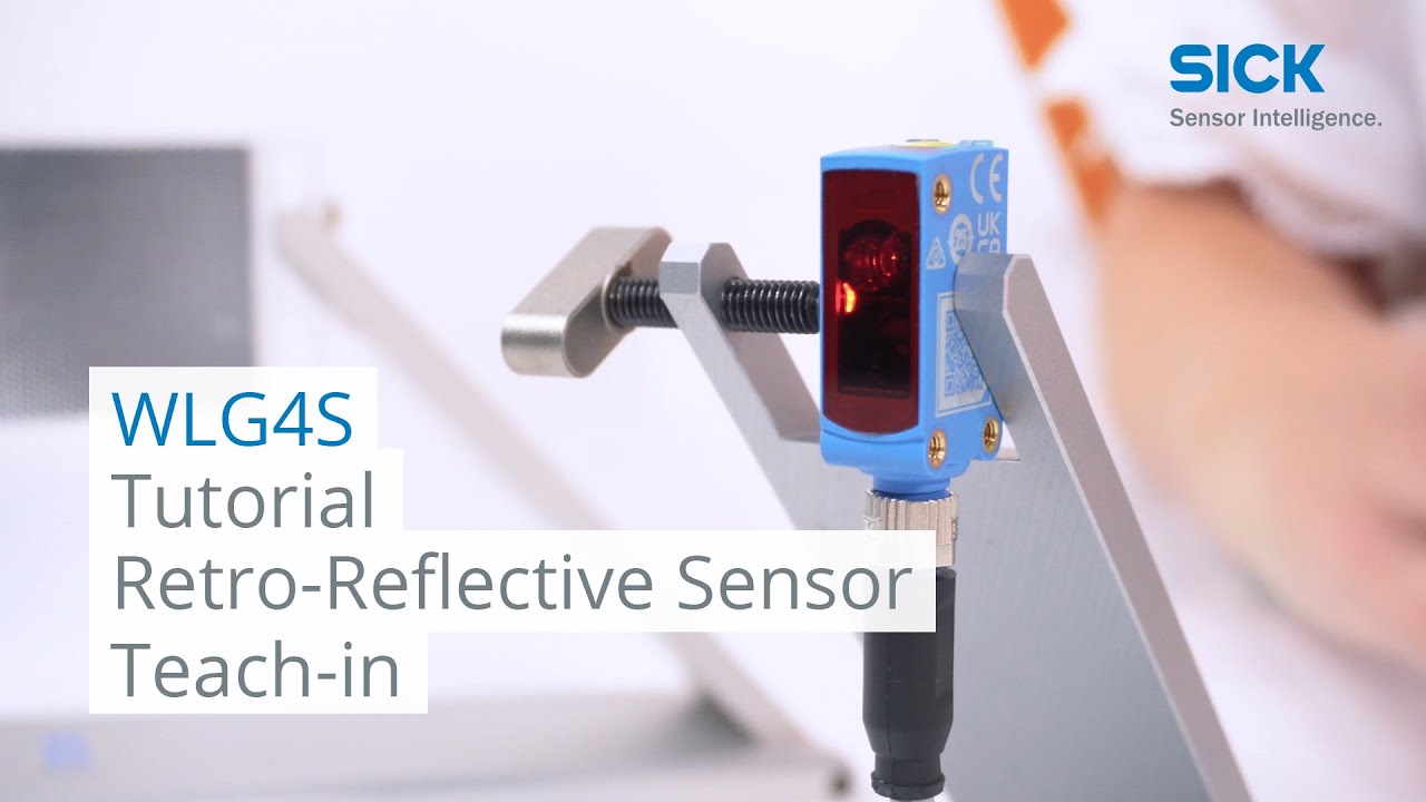 Tutorial WLG4S: Retro-Reflective Sensor, Teach-in