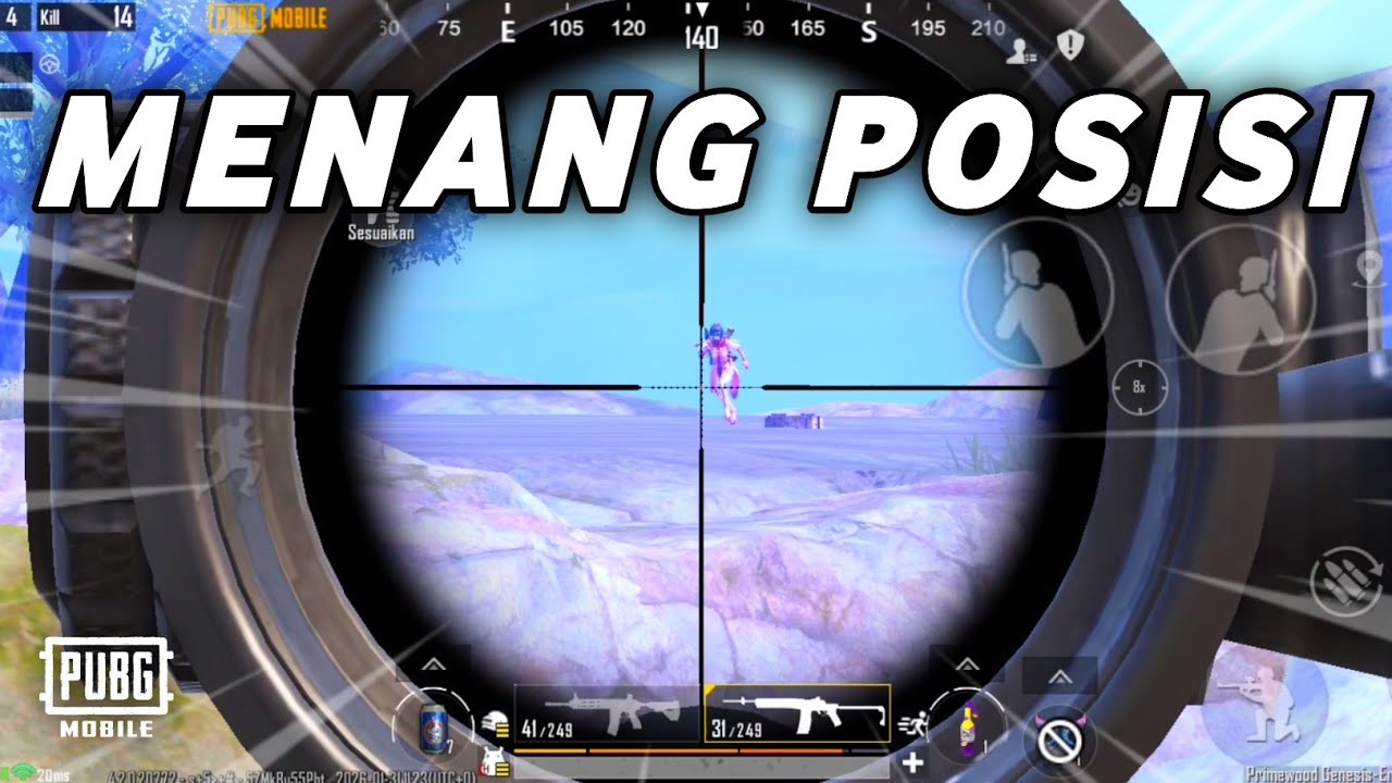 NUNGGUIN MUSUH DI POSISI PALING STRATEGIS | PUBG MOBILE