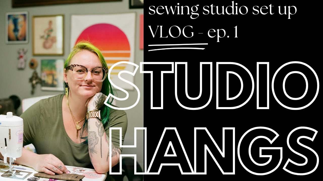 VLOG Episode 1 - Let's put together some studio furniture
