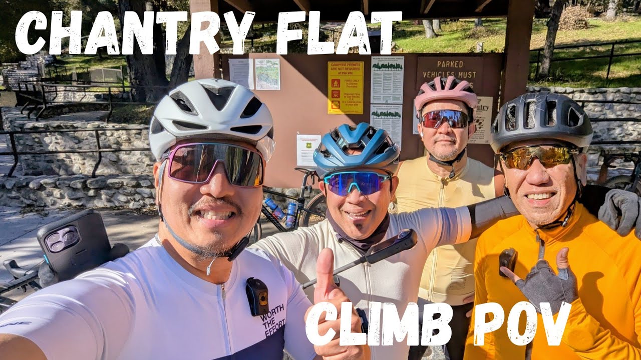 Climbing Chantry Flat - Cycling POV