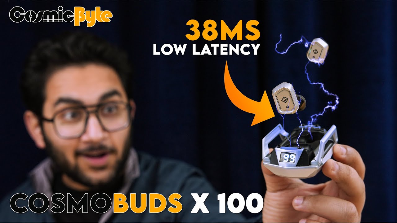 Gaming Earbuds With Futuristic Design | Cosmic Byte Cosmobuds X100