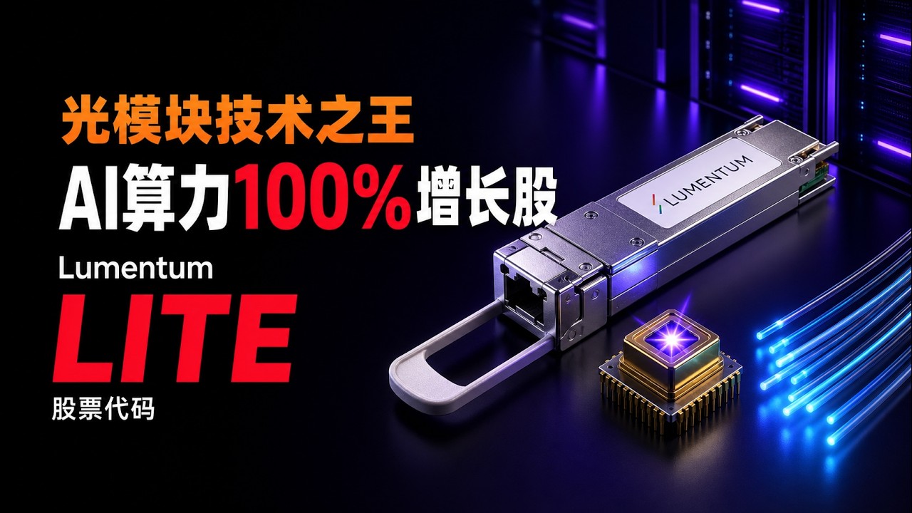 光模块技术之王，AI算力100%增长股Lumentum,股票代码 LITE #美股投资 #美股 #投資 #熱門 #股市