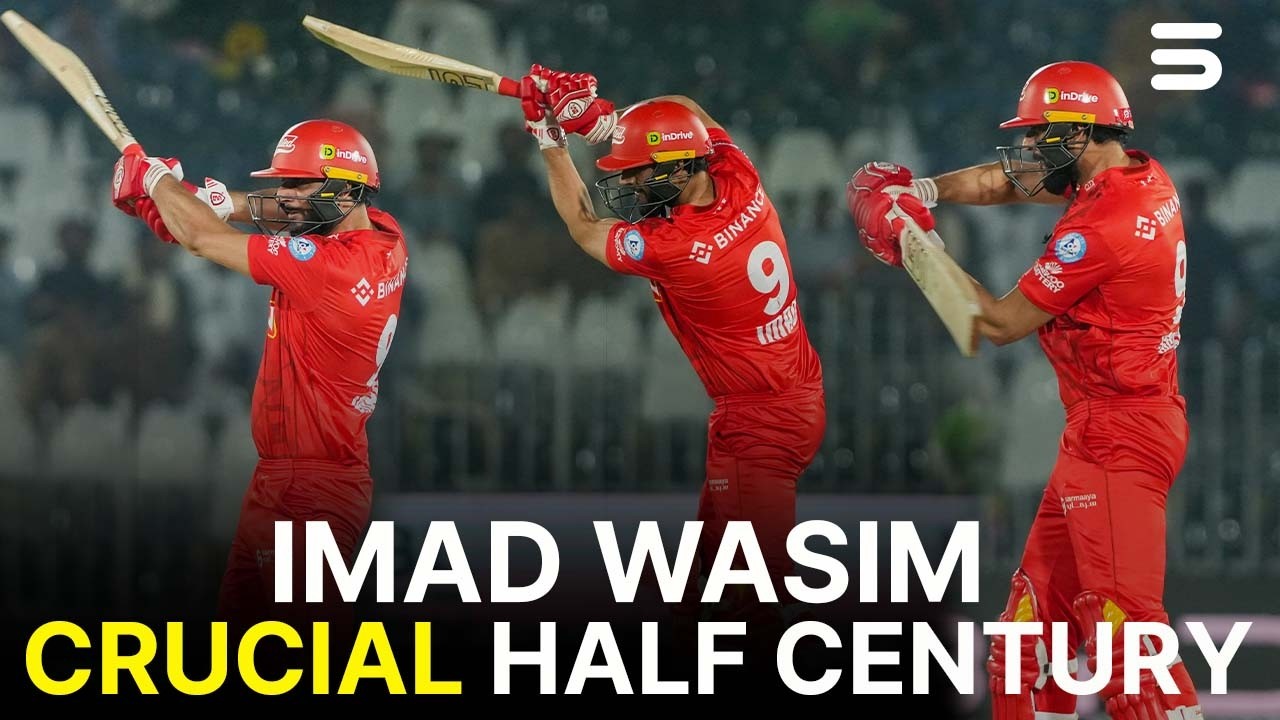 Imad Wasim Crucial Half Century | Quetta Vs Islamabad | Match 26 | HBL PSL X | M3O1T