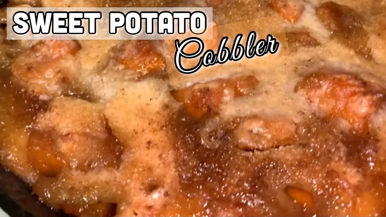 Сладкий картофельный коблер