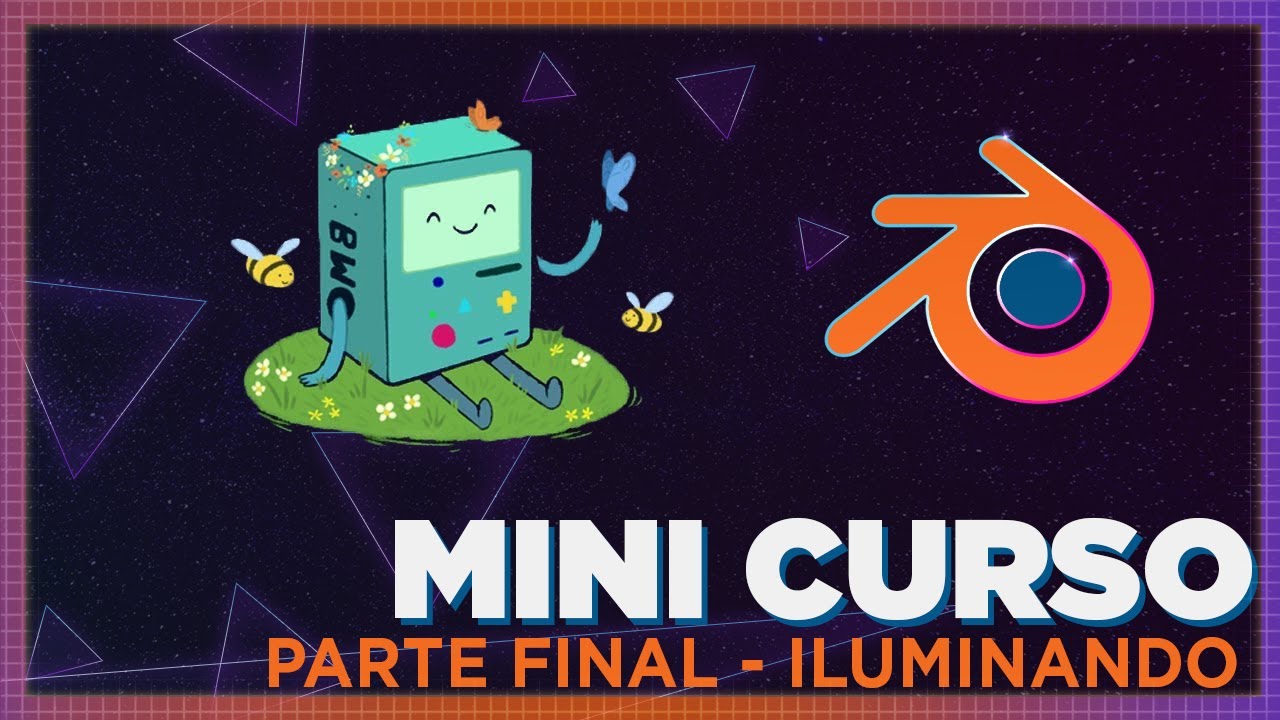 Mini curso básico de Blender 06 - Iluminação + Exercício |  Mini Curso Blender #006