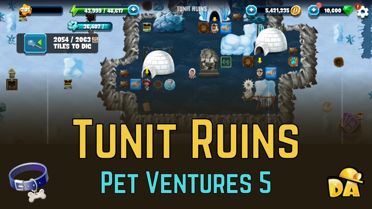 Tunit Ruins - Pet Ventures 5 - Diggy's Adventure